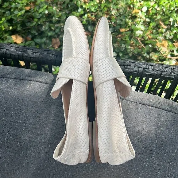 ▶️ AGL ◀️  Attilio Giusti Leombruni Mara Ivory Leather Loafers