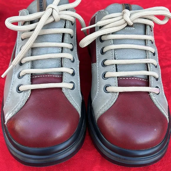 🏴󠁧󠁢󠁥󠁮󠁧󠁿 Dr. Martens MIE Vintage 90’s Two Tone Mules / Bowling Shoes UK 5