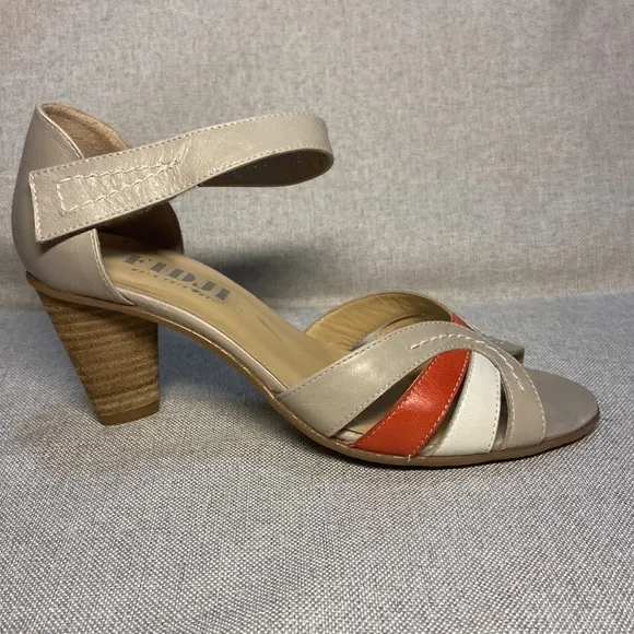 - Fidji Women's leather Sandals Size 38 US-8,5 New