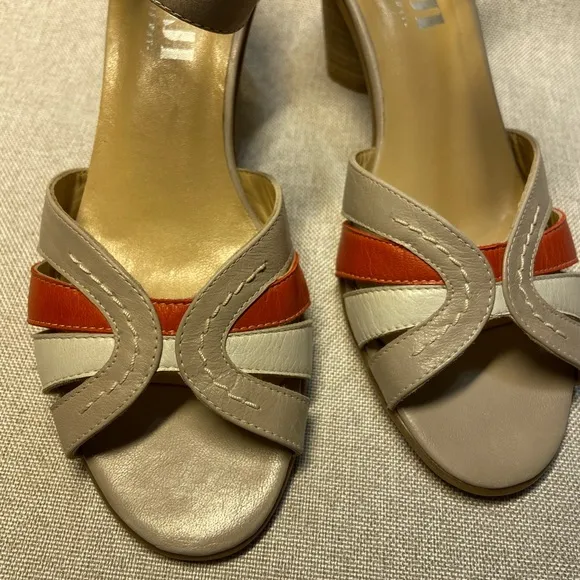 - Fidji Women's leather Sandals Size 38 US-8,5 New