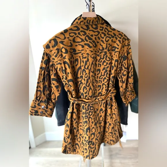 🔖 FUTURE COLLECTIVE Kahlana Barfield Brown x Target Leopard Long Sleeve Dress