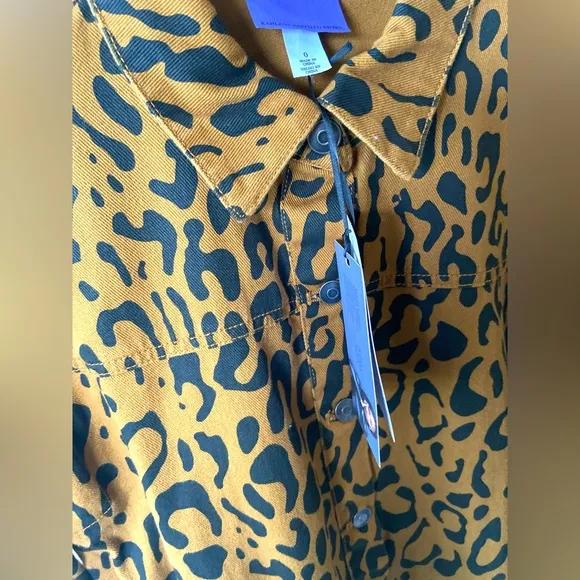 🔖 FUTURE COLLECTIVE Kahlana Barfield Brown x Target Leopard Long Sleeve Dress