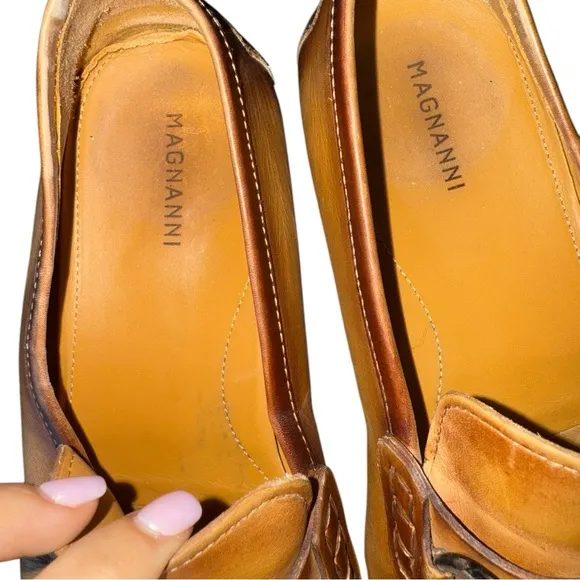 ▶️ Magnanni ◀️ Horsebit Loafers size 9