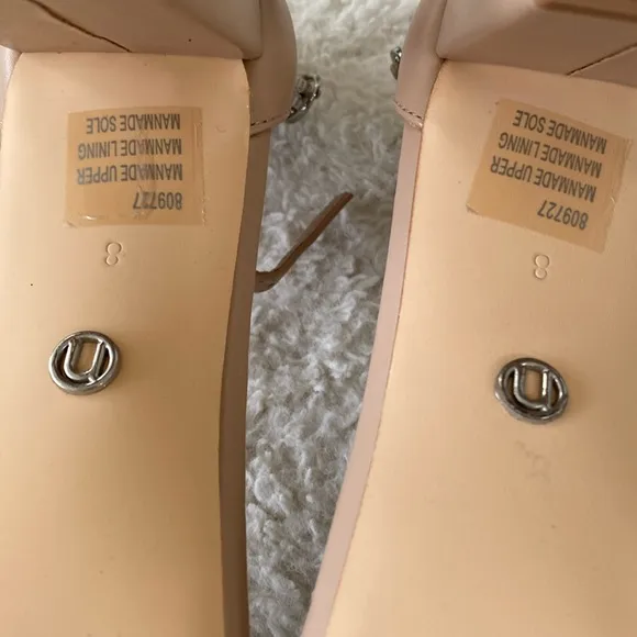 ❤️ Novo Lyza Nude Heel Sandals Size 8