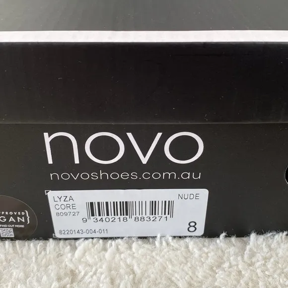 ❤️ Novo Lyza Nude Heel Sandals Size 8