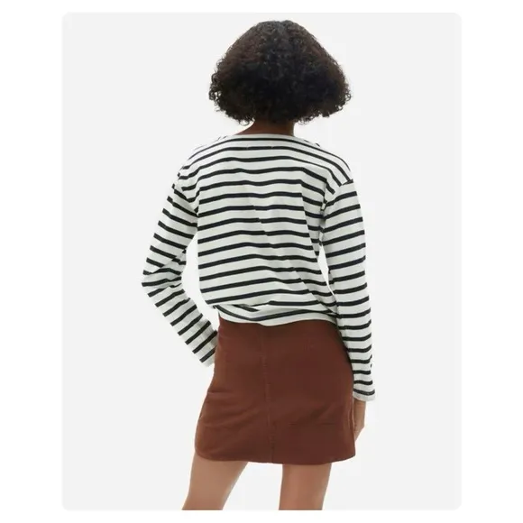 ★ NWT Everlane Canvas Stamp Skirt - Brick Brown ★