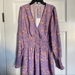 ⭐️ WAYF Delancy Smocked Waist Mini Dress