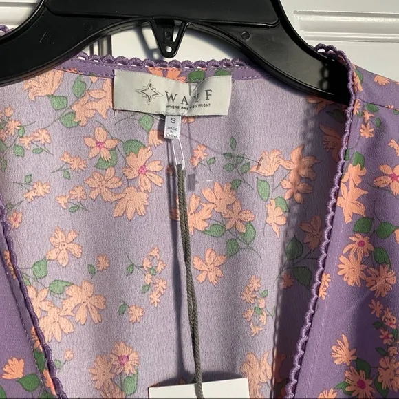 ⭐️ WAYF Delancy Smocked Waist Mini Dress