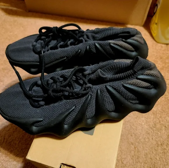 - YEEZY ADIDAS 450 GY5368 BLACK SNEAKERS
