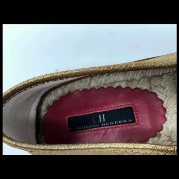 40EU/ 10US Carolina Herrera Fabric Espadrilles Shoes …