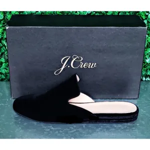 5. J.Crew Velvet mule flats