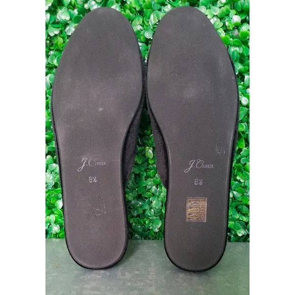 5. J.Crew Velvet mule flats