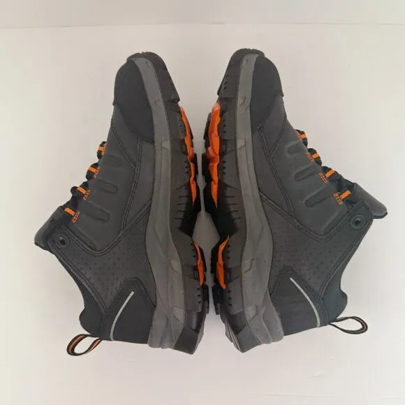 5303 WORX by Red Wings Steel Toe Safety Shoes Mens 8 WW Black Orange Utility NIB