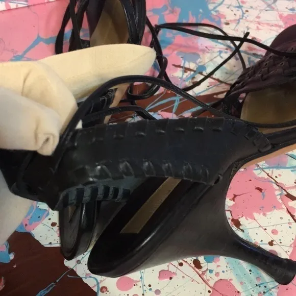 6 Michael Kors Collection Ankle Wrap SAndals Guc