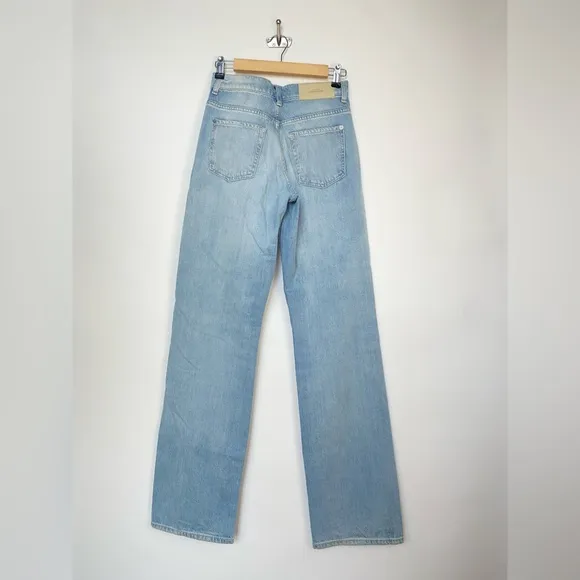 7 FOR ALL MANKIND  Tess Trouser in Secret Keeper Size 25 Light Wash