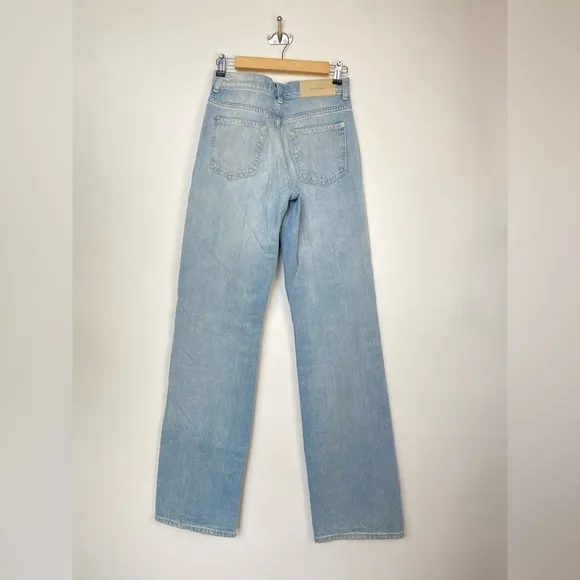 7 FOR ALL MANKIND  Tess Trouser in Secret Keeper Size 25 Light Wash