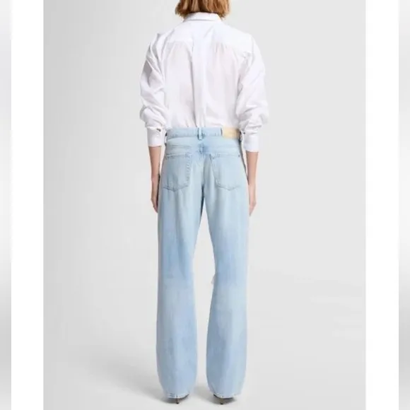 7 FOR ALL MANKIND  Tess Trouser in Secret Keeper Size 25 Light Wash