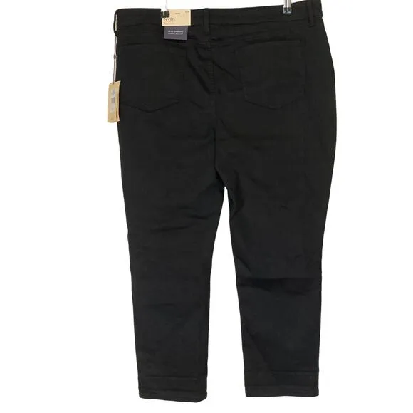 A618014 NYDJ Margot Girlfriend Black P10
