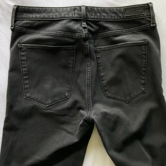 Abercrombie “Simon” High-Rise Jeans – Stone Color, Size 10/30 | Gently Worn
