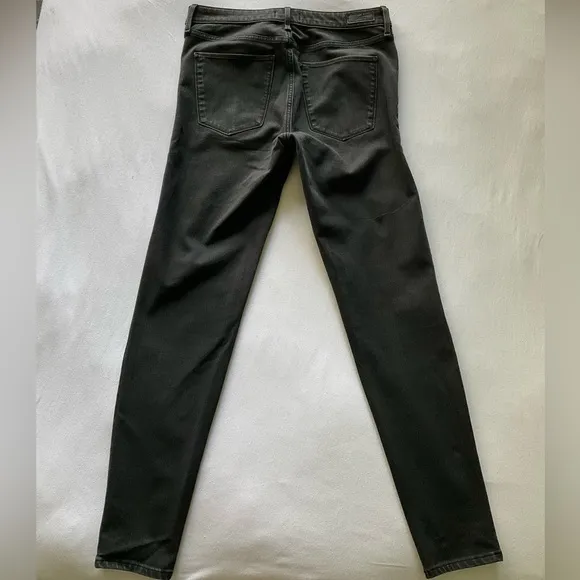 Abercrombie “Simon” High-Rise Jeans – Stone Color, Size 10/30 | Gently Worn