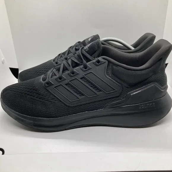 Adidas EQ21 Mens 11.5 Black Trail Running Shoe Sneakers Athletic H00521