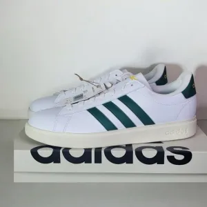 Adidas Grand Court Shoes Mens Sz11 cloud white/collegiate green/utility Sneakers