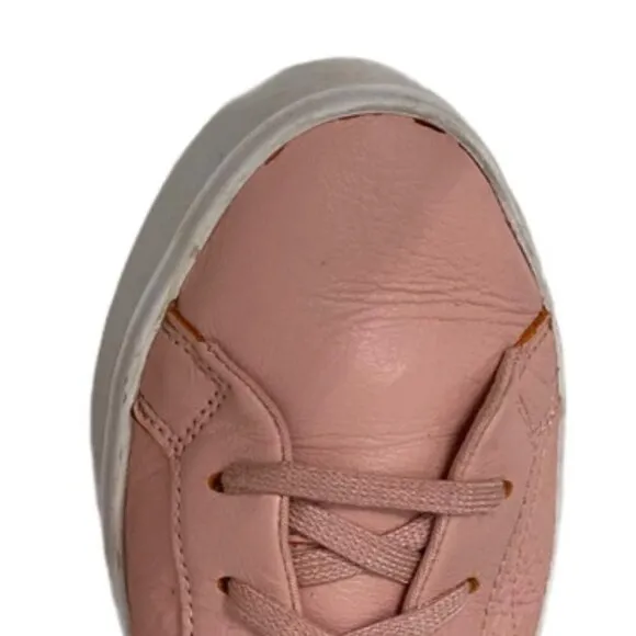 Adidas Leather Originals Blush Pink Leather Comfort Walking Sneakers, Size 8.5