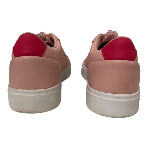Adidas Leather Originals Blush Pink Leather Comfort Walking Sneakers, Size 8.5