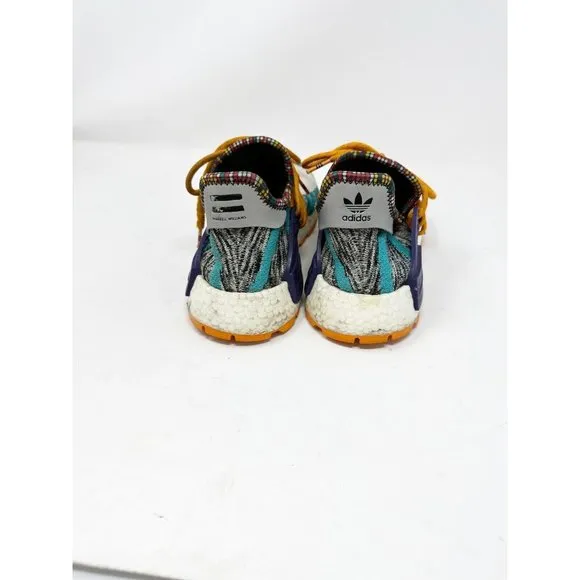 Adidas Mens NMD Human Race Trail x Pharrell Solar Pack Sneakers BB9528 Size 8.5