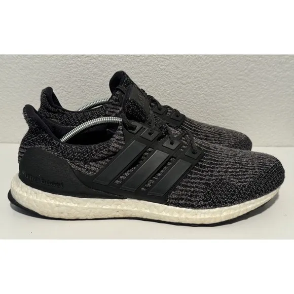ADIDAS Mens Ultraboost 3.0 Sz 13 Running Shoes Sneakers Utility Black Core GUC