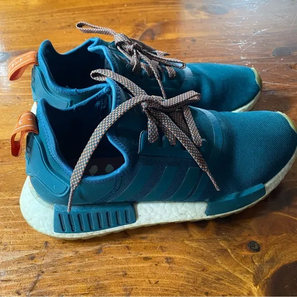 adidas - NMD C1 Trail Utility Green Orange Salmon Running Sneakers Shoes - 9