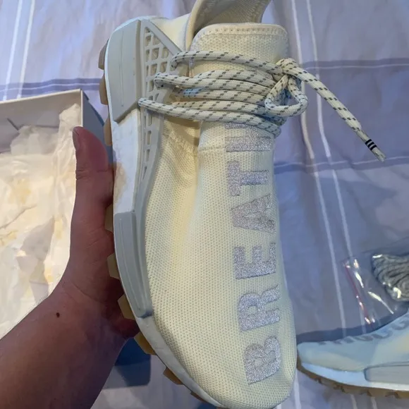 Adidas Pharrell x NMD HU Trail PRD ‘Now is Her Time’ Sneakers NWOT Size 8.5M