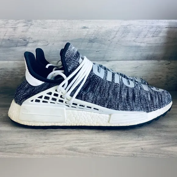 Adidas Pharrell x NMD Mens Size 14 Sneakers Human Race Trail Oreo Clouds Moon