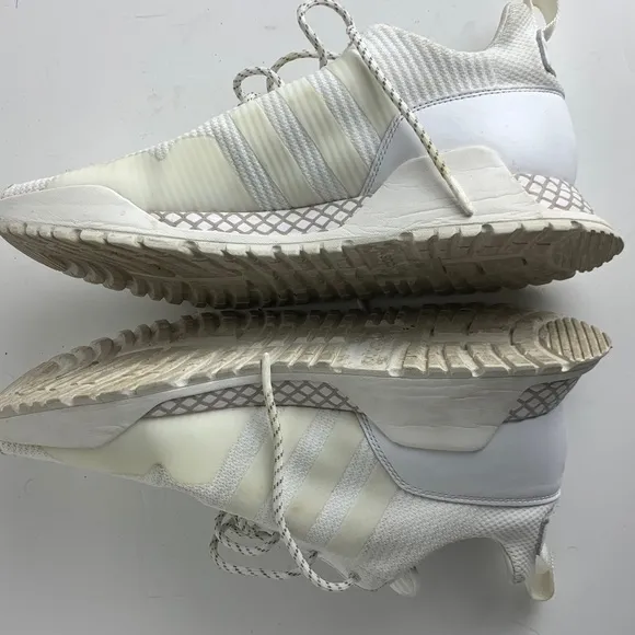 Adidas Primeknit Men's Trail Runner  Sneakers White BY9396  675001 Sz  11