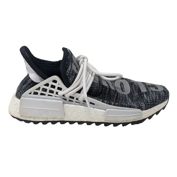 Adidas Shoes Mens 7 Womens 8 Pharrell x NMD Human Race Trail Oreo Sneakers