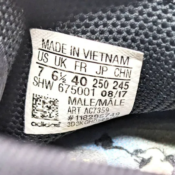 Adidas Shoes Mens 7 Womens 8 Pharrell x NMD Human Race Trail Oreo Sneakers