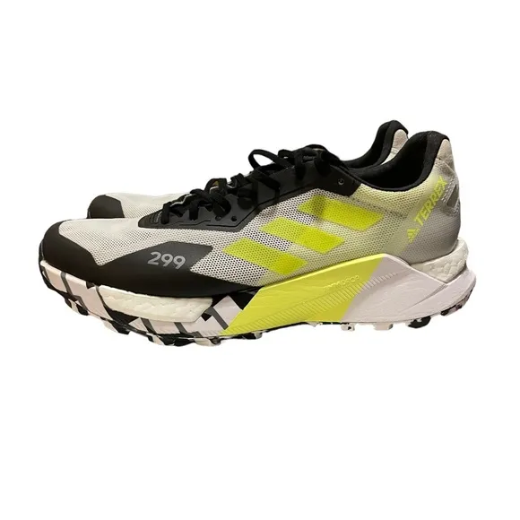 Adidas Terrex Agravic Ultra Trail Gray Solar Yellow 2021 Men’s Size 7