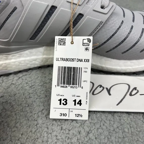Adidas UltraBoost Mens 13 Shoes Grey Blue DNA XXII 22 Trail Boost Sneakers 1