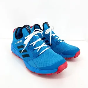 Adidas Women 9.5 TERREX SPEED LD Trail Sneakers Blue Hiking Running BD7690