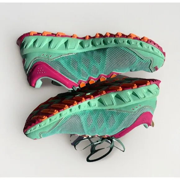 Adidas Women’s Vigor TR4 Trail Running Shoes – Green &amp; Pink – Size 9.5