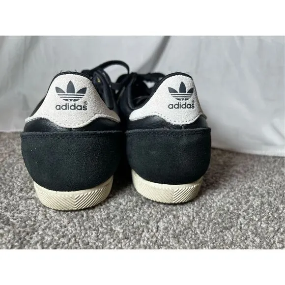 Adidas Women's Core Black Japan Lace Up Leather Low Top Sneakers Size 9.5 NWOT