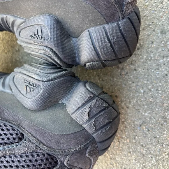 Adidas Yeezy Mud Rat 500 Sneakers In Utility Black Color Way Size 9
