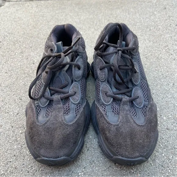 Adidas Yeezy Mud Rat 500 Sneakers In Utility Black Color Way Size 9