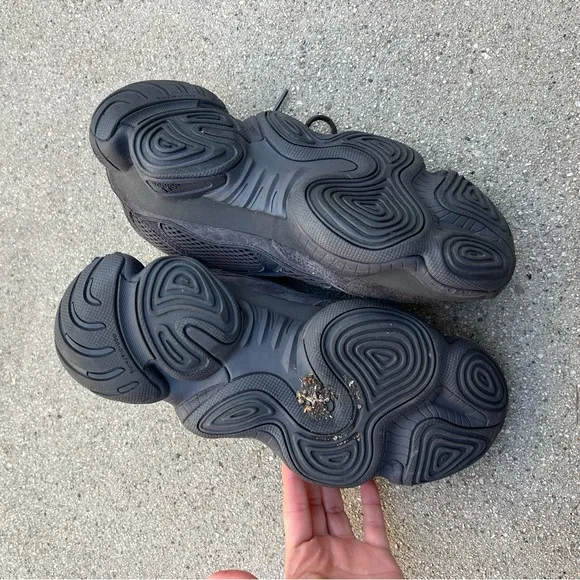 Adidas Yeezy Mud Rat 500 Sneakers In Utility Black Color Way Size 9
