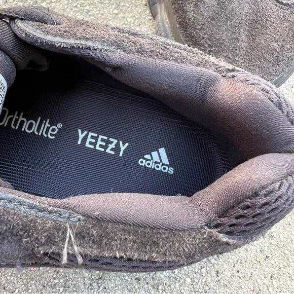 Adidas Yeezy Mud Rat 500 Sneakers In Utility Black Color Way Size 9