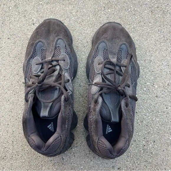 Adidas Yeezy Mud Rat 500 Sneakers In Utility Black Color Way Size 9