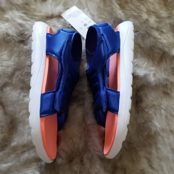 ADIDAS Comfort Kids Boys Sandals in Royal Blue &amp; Orange