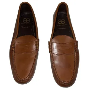 AE ALLEN EDMONDS VENTURA HWY PENNY LOAFER BROWN CALF LEATHER SHOES SIZE 11B