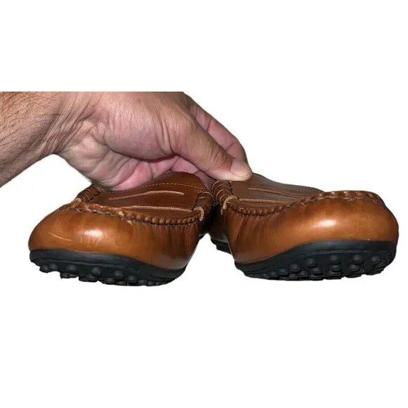 AE ALLEN EDMONDS VENTURA HWY PENNY LOAFER BROWN CALF LEATHER SHOES SIZE 11B