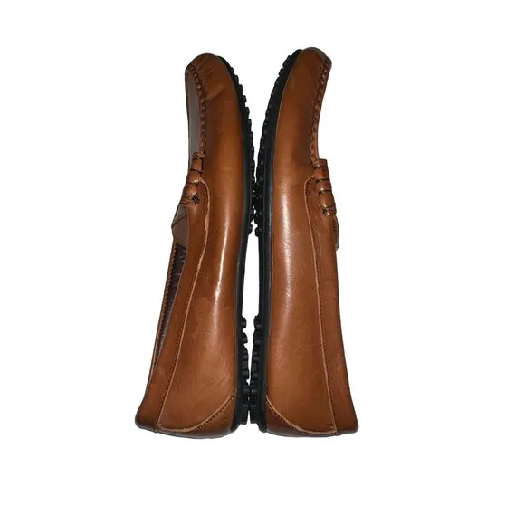 AE ALLEN EDMONDS VENTURA HWY PENNY LOAFER BROWN CALF LEATHER SHOES SIZE 11B